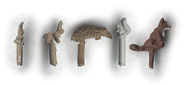 Animals (Painted) -- Assorted Wild Animals pkg(5)