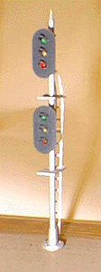 Block Signal - Kit -- Three-Over-Three w/LEDs