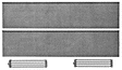 Prefab Steel Warehouse Walls (Gray; 18 x 80') & Downspouts pkg(2)