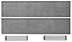 Prefab Steel Warehouse Walls (Gray; 18 x 80') & Downspouts pkg(2)