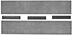 Two Roof Panels & Supports -- Scale 15 x 80'  4.6 x 24.4m