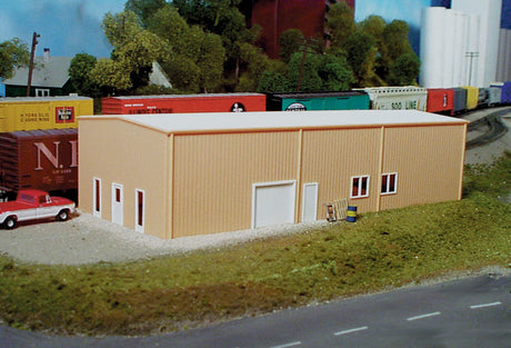 Pre-Fab Warehouse -- Kit - 4-1/8 x 8-1/4"   10.8 x 21cm-2