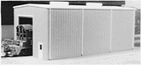 Modern Small Engine House -- Kit - 4-3/16 x 8-5/16"   10.5 x 21cm-1