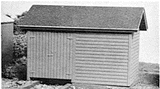 Wood Handcar Shed -- 1-5/8 x 1-1/4"   4.2 x 3.2cm-1