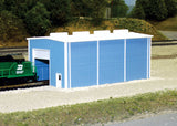 Small Engine House -- Scale 30 x 60'  9.1 x 18.3m (blue)-2