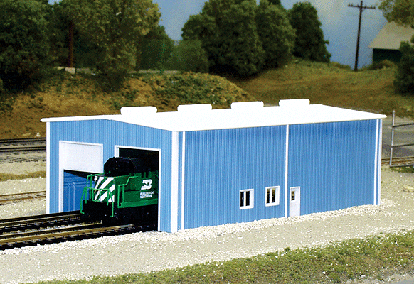 2-Stall Enginehouse -- Scale 40 x 80'  12.2 x 24.4m (blue)-1