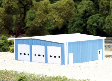 Fire Station -- (blue) Scale 50 x 40'  15.2 x 12.2m-2