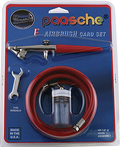 H Series Airbrush - Carded Set -- Size #3: Medium 1/32 to 1-1/4"