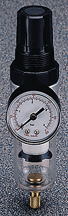 Painting Supplies Regulator -- In-Line 60 PSI Guage & Moisture Drain