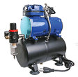 Compressors -- Oil-less Diaphragm w/Tank & Regulator 40 PSI Max