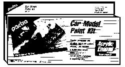 Acrylic Paint Set -- Car Model Set