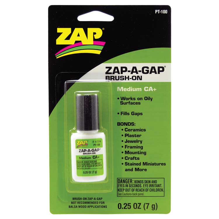 Zap-A-Gap CA+ Brush-On -- 1/4oz  7.4mL