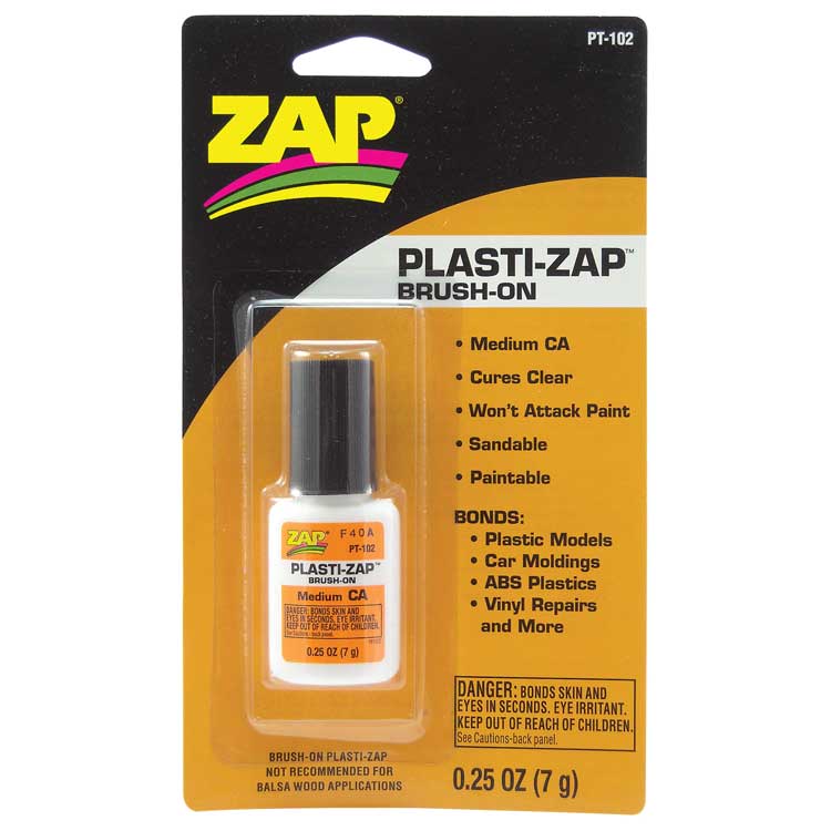 Plasti-Zap Brush-On -- 1/4oz  7.4mL
