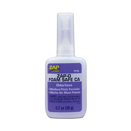 Zap-O Odorless Foam Safe CA -- .7oz  20.7mL-2