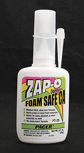 Zap-O Odorless Foam Safe CA -- .7oz  20.7mL-1