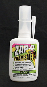 Zap-O Odorless Foam Safe CA -- .7oz  20.7mL-1