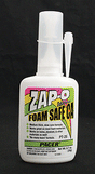 Zap-O Odorless Foam Safe CA -- .7oz  20.7mL-1