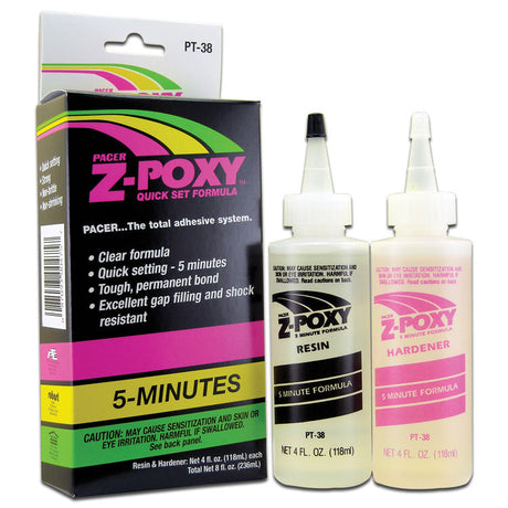 Z-POXY Zap 5-Minute Epoxy -- 8oz  227mL-2