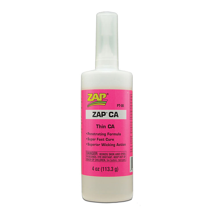 ZAP/CA Super-Thin Instant Adhesive -- 4oz  118mL
