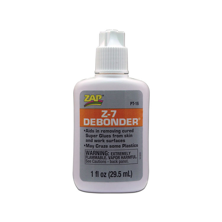 Z-7 & Debonder Debonding Agent for CA Adhesives -- 1oz  29.6mL-2