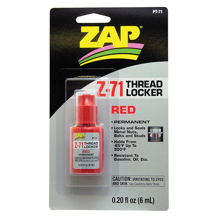 Z-71 Red Thread Locker -- .20oz  5.9ml-2