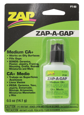 Zap-A-Gap CA+ Carded -- 1/2oz  14.8mL