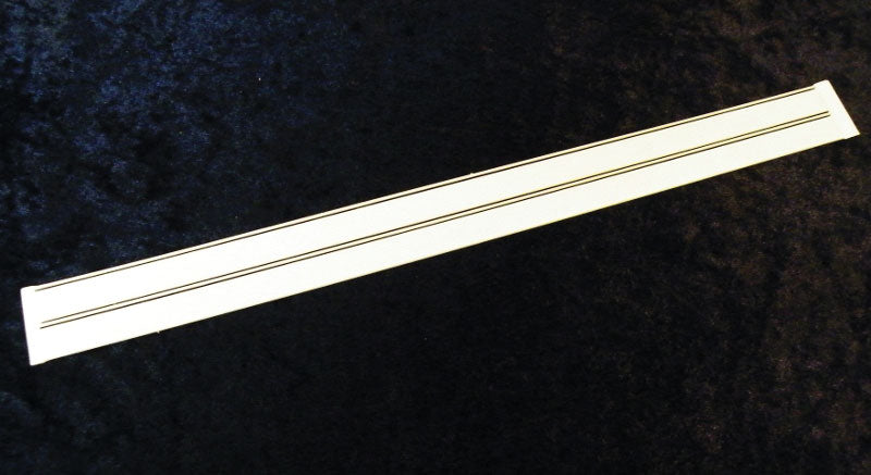 Side Fluting .020" Thick Styrene pkg(2) -- For Budd Cars pkg(2)