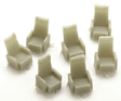 Passenger Car Seating -- Parlor Car Chairs pkg(100)