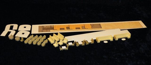 Universal Interior - Kit -- Lightweight Sleeper-Lounge w/6 DB, Berths & Lounge