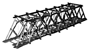 Truss Bridge - Assembled -- 18" Single Track