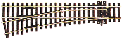 Code 100 Small Radius Turnout - Streamline -- Left Hand, Insulfrog