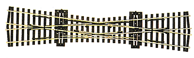 Code 75 Streamline Track -- Single Slip, Insulfrog