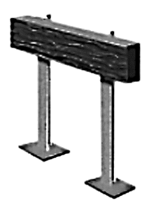 HOm (12mm Meter Gauge) Code 75 Nickel Silver -- Rail Type Buffer Stop
