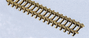 Code 80 Concrete Tie Flex Track - Streamline -- 36"  91.4cm Section