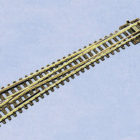 Turnout #8 Code 80, Long, 36" Radius Diverging Route -- Left Hand, Insulfrog