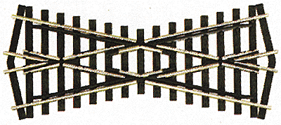 Code 75 Streamline Track Crossing -- Short, Insulfrog, Code 75-1