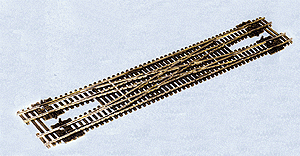 Code 55 Double Crossover (Scissors-Type) -- Electrofrog - Medium - 18" Radius