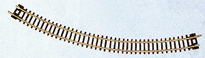 Code 80 Double-Curve Track -- 10-3/8" Radius, 45 Degrees