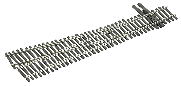 Setrack w/Code 83 Nickel Silver Rail -- #6 Right Hand Turnout