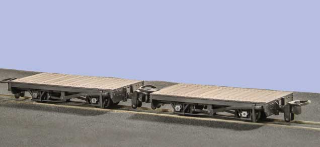 4-Wheel Flatcar - Ready to Run -- Undecorated