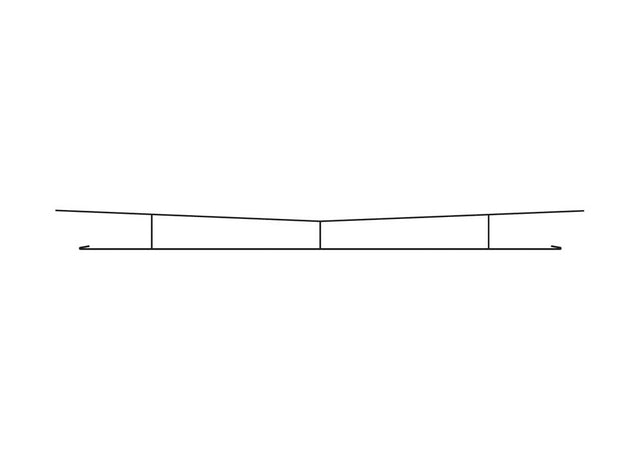 Catenary System Contact Wire -- 7-7/8"  20cm pkg(5)