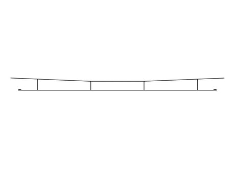 Catenary System Contact Wire -- 8-1/8"  20.6cm pkg(5)