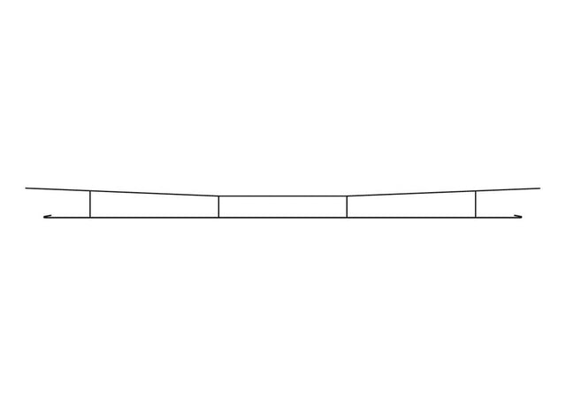 Catenary System Contact Wire -- 8-1/8"  20.6cm pkg(5)