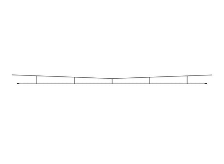 Catenary System Contact Wire -- 13.3/8"  34cm pkg(5)