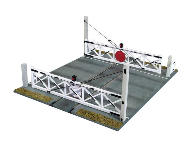 European-Style Level Crossing Gates - Kit -- Single Track
