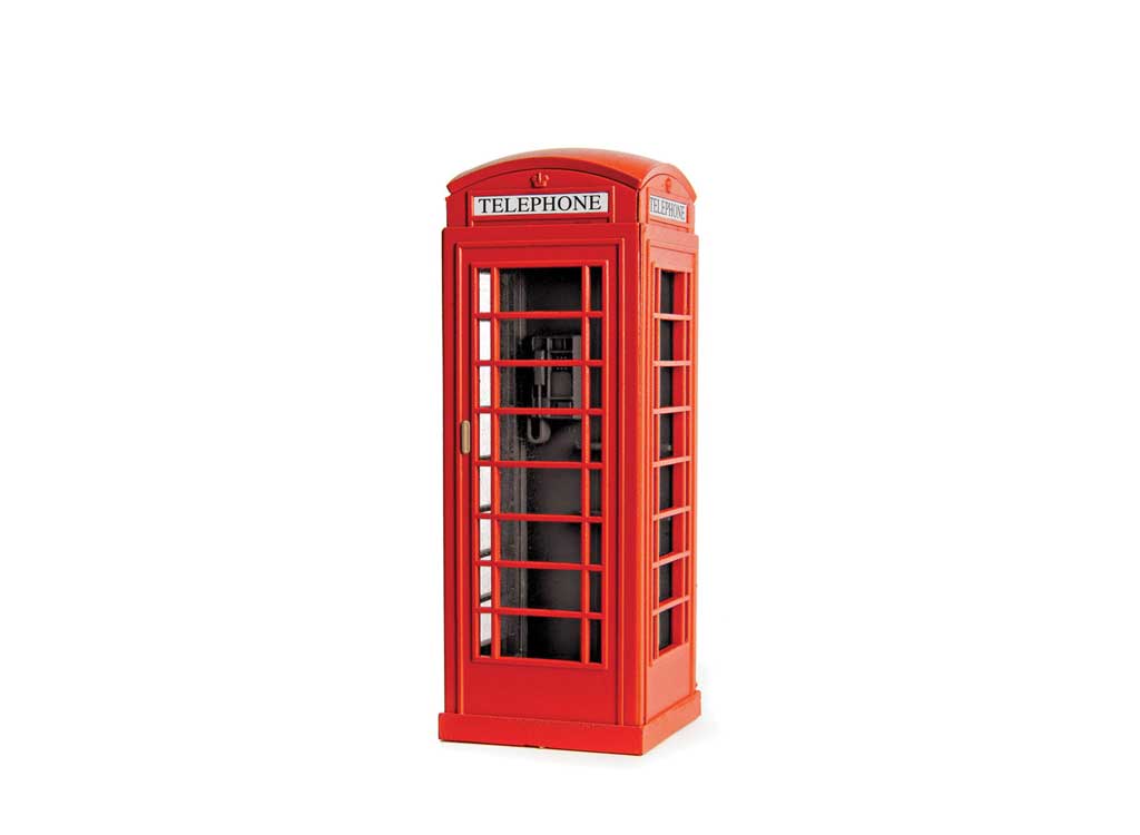 British Telephone Box -- Red