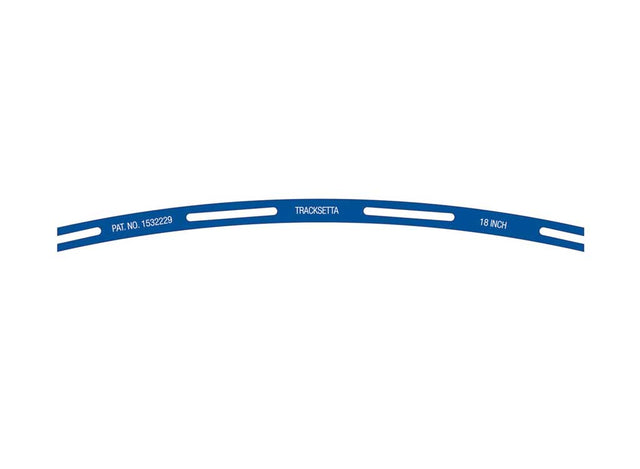 Tracksetta Track Laying Template -- 18"  45.7cm Radius Curve