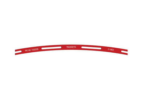 Tracksetta Track Laying Template -- 21"  53.3cm Radius Curve
