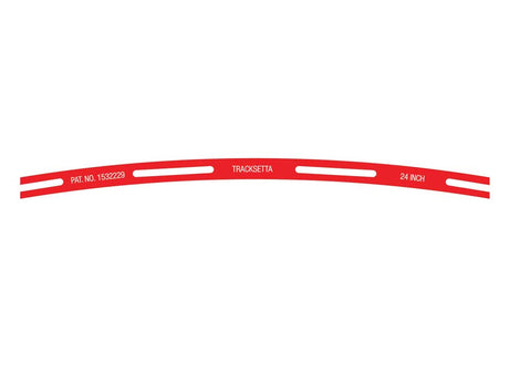 Tracksetta Track Laying Template -- 24"  61cm Radius Curve