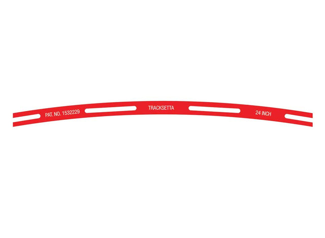 Tracksetta Track Laying Template -- 24"  61cm Radius Curve
